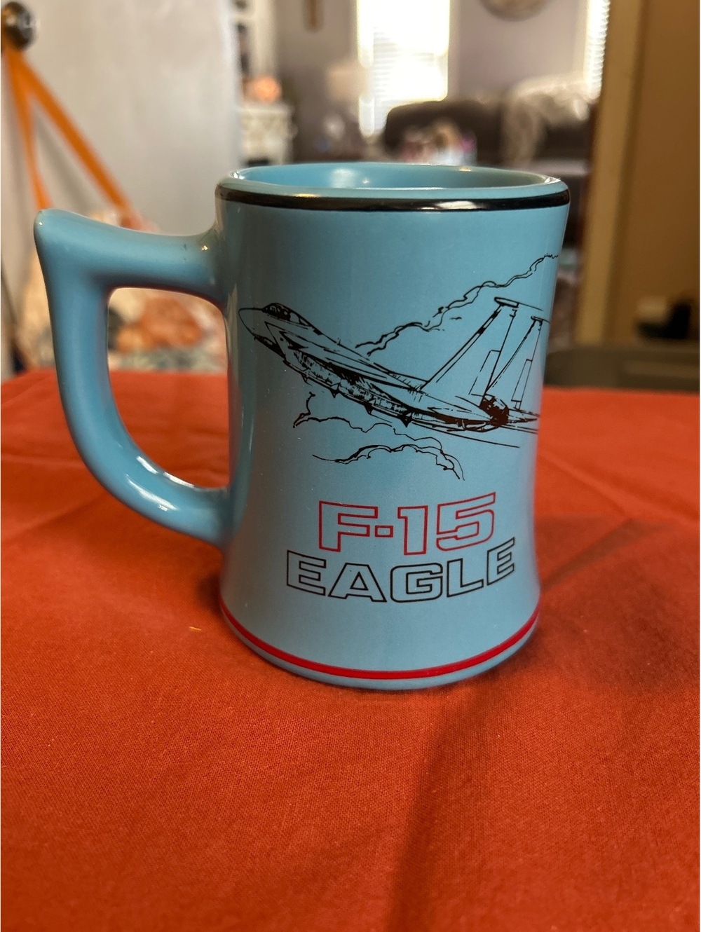 F-15 eagle jet mug